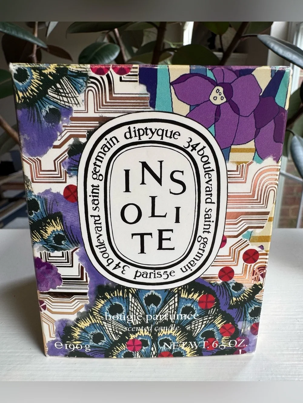 Diptyque x Liberty Limited Edition Insolite Candle 190g / 6.7 fl oz NEW OPEN BOX